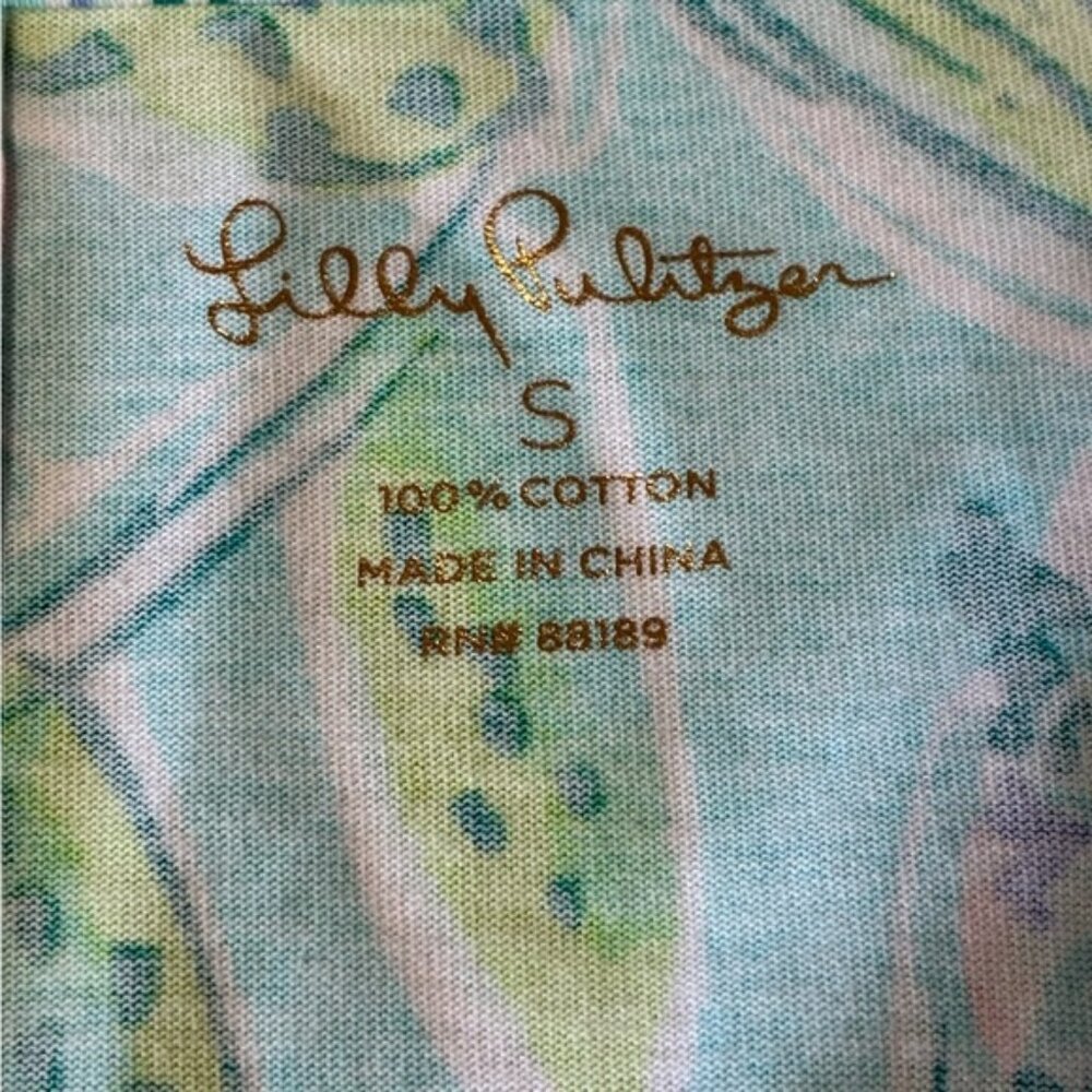 NWOT Lilly Pulitzer Beacon Bali Blue Sway This Way Print Dress - Picture 5 of 13